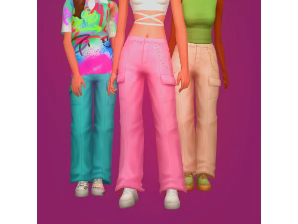 4t2 Trillyke Bite Me Cargo Pants by mewlancholy - The Sims 2 Custom Content