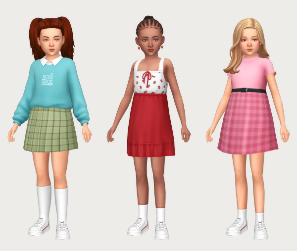 Maxis Match dress conversions by simsfinds - The Sims 4 Custom Content