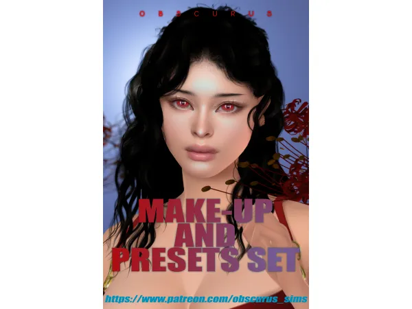 Mix MAKE UP PRESETS SET sims by obscurus - The Sims 4 Custom Content