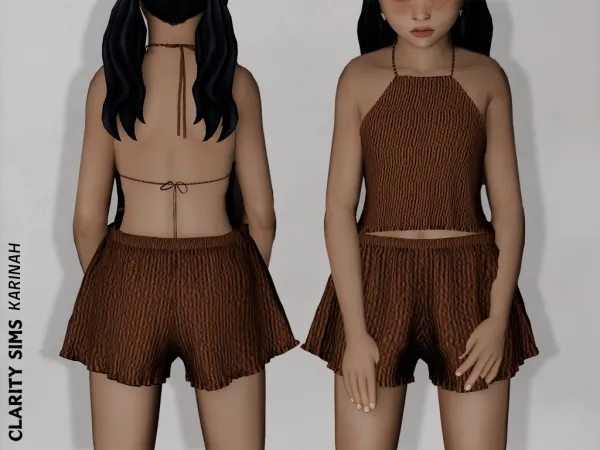 Alpha Karinah Top Child - The Sims 4 Custom Content