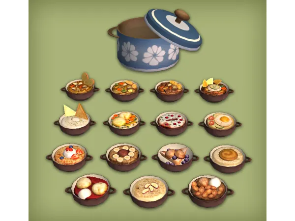 One Pot Functional for by jacky93sims - The Sims 2 Custom Content