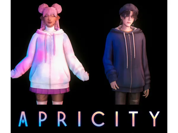 Maxis Match Comfy hoodies for everyone by simmandy - The Sims 4 Custom Content