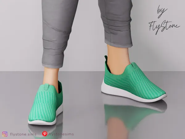Maxis Match Female Sport Sneakers by ZNsims - The Sims 4 Custom Content