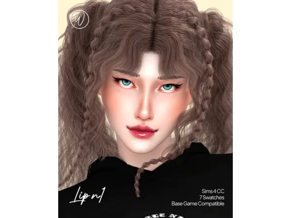 Mix LIP N1 by WILDROSESPIXLS - The Sims 4 Custom Content