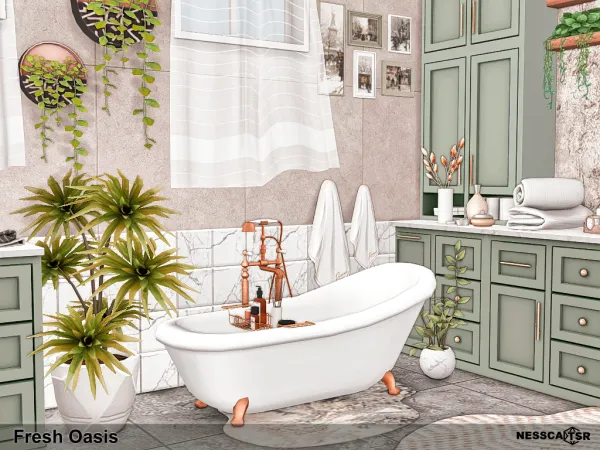 Mix Fresh Oasis - The Sims 4 Custom Content