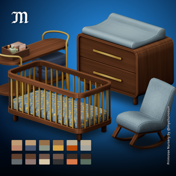 Maxis Match Primrose Nursery Stuff by simsfinds - The Sims 4 Custom Content