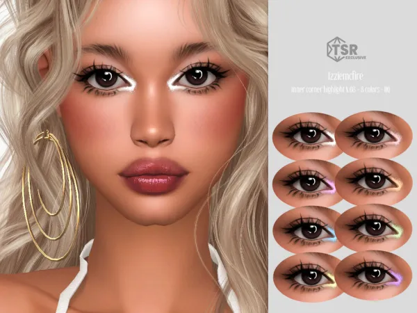 Alpha IMF Inner Corner Highlight N08 by IzzieMcFire - The Sims 4 Custom Content