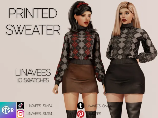 CELINE - PRINTED SWEATER by linavees