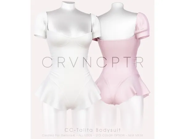 Alpha Talita Bodysuit - The Sims 4 Custom Content