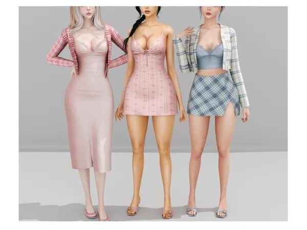 Alpha Mini Preppy collection - The Sims 4 Custom Content