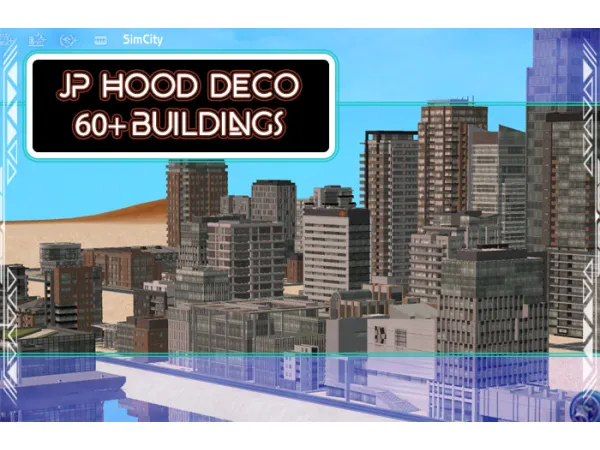JP Hood Deco 60 Buildings by cityof2morrow - The Sims 2 Custom Content
