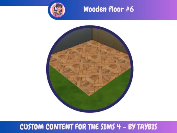Maxis Match Taybis Wooden floor 6 - The Sims 4 Custom Content