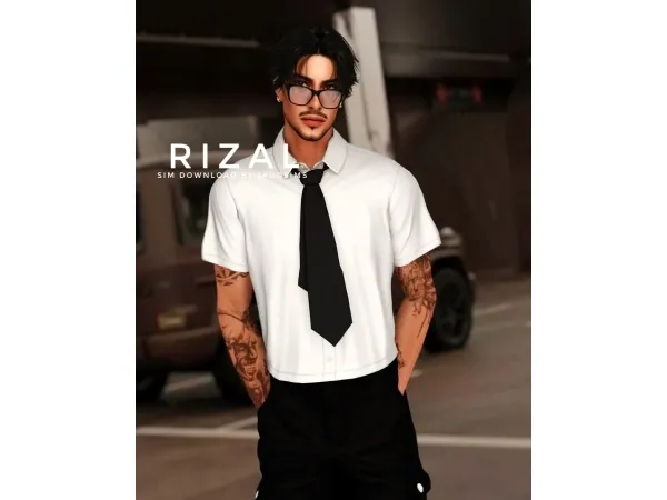 Alpha Rizal (Sim Download) - The Sims 4 Custom Content