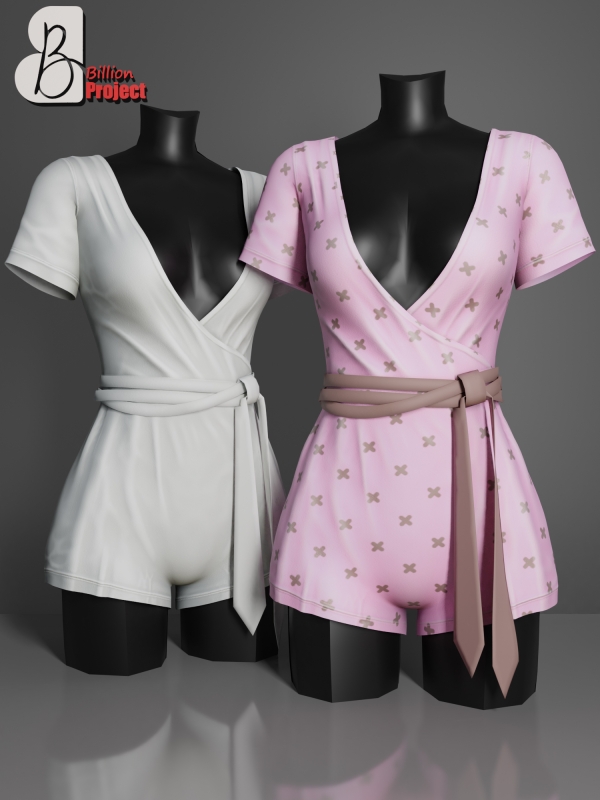 Alpha BillionProject Basic pajama 2 by billion_project666 - The Sims 4 Custom Content