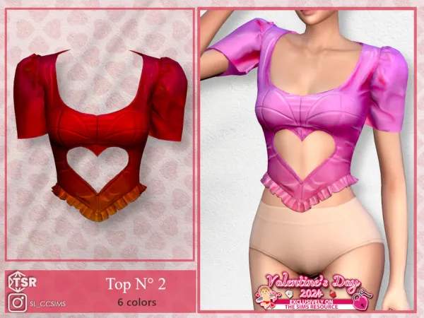 Valentine's Day Top 2 by SL_CCSIMS