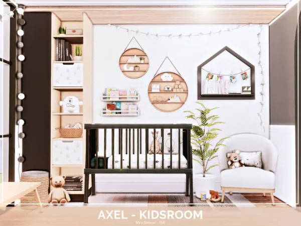 Mix Axel Kidsroom by Mini_Simmer - The Sims 4 Custom Content