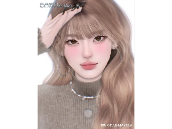 Mix u3010333u3011PINK DAE Eyelash - The Sims 4 Custom Content