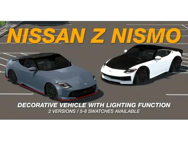 Alpha Tyler Winston Cars 2024 Nissan Z Nismo - The Sims 4 Custom Content