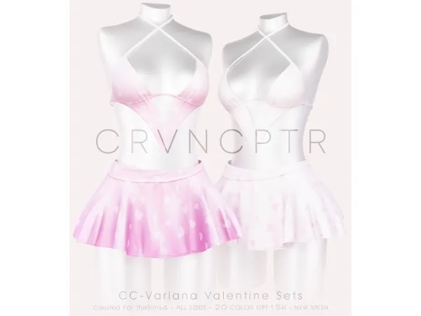 Alpha Variana Valentine Sets - The Sims 4 Custom Content