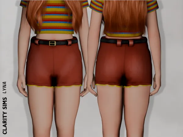 Mix Lyna Shorts Child - The Sims 4 Custom Content