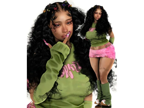 Alpha linda by deepmoon - The Sims 4 Custom Content