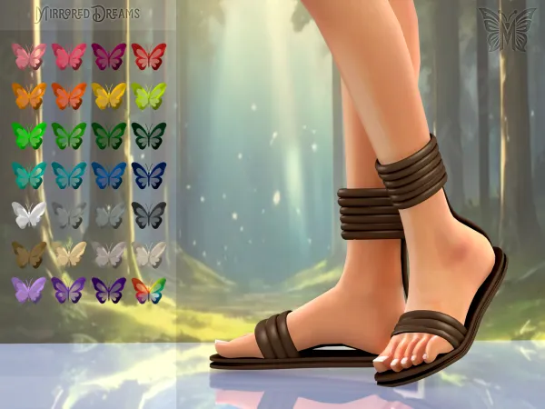 Maxis Match Shoes Frieren Beyond Journey's End - The Sims 4 Custom Content