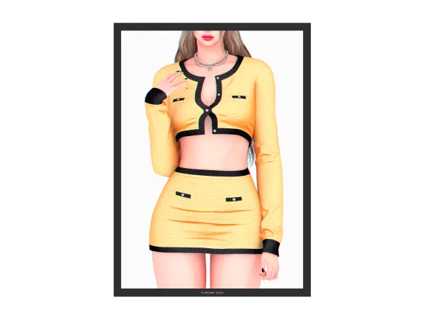 Alpha Panorama Outfit 20 - The Sims 4 Custom Content