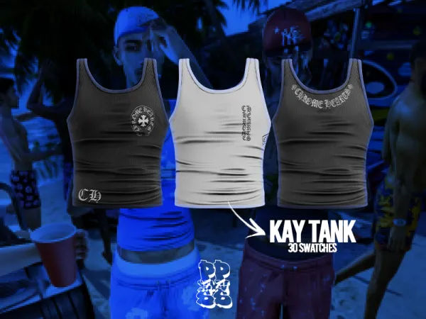 Alpha POPPIN Kay Tank Standard Version) - The Sims 4 Custom Content