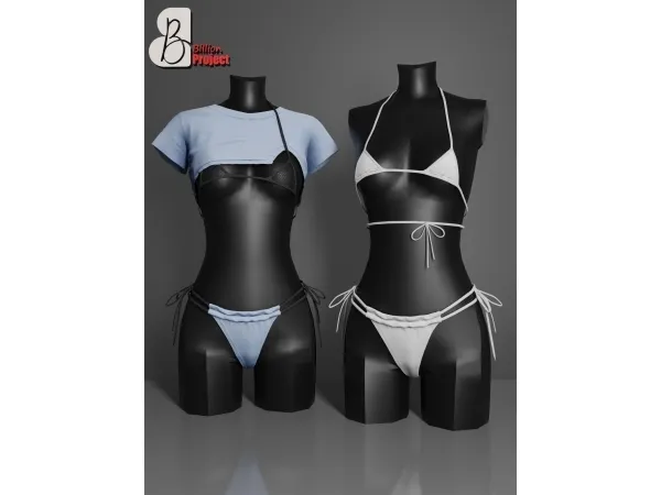 Alpha BillionProject Reere Outfit - The Sims 4 Custom Content