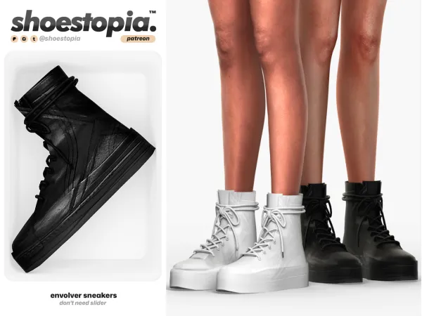 Alpha Shoestopia Envolver Sneaker - The Sims 4 Custom Content