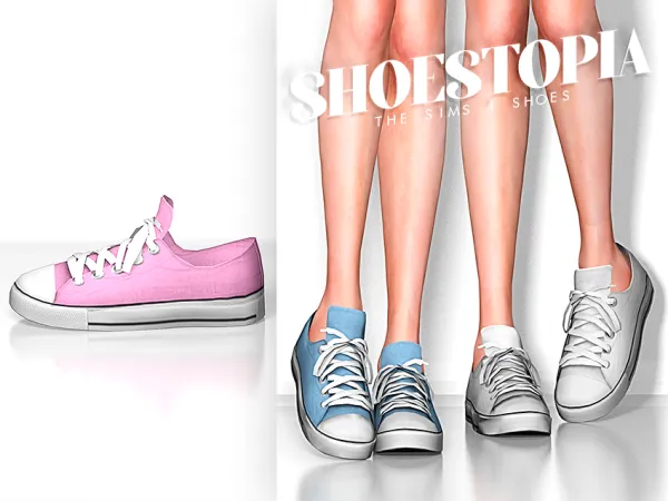 Alpha Shoestopia Classic Converse Sneakers - The Sims 4 Custom Content