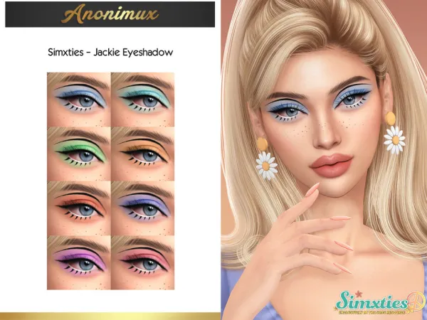 Mix Simxties Jackie Eyeshadow by Anonimux Simmer - The Sims 4 custom content