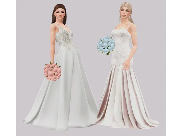 Sims 3 Mix Female Earrings CC: Save The Date Collab by rosegoldplumbob