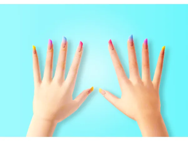 Sims 3 Mix Female Nails CC: dream-girl lipstick nails conversion to the sims 3 by cupidlovesss