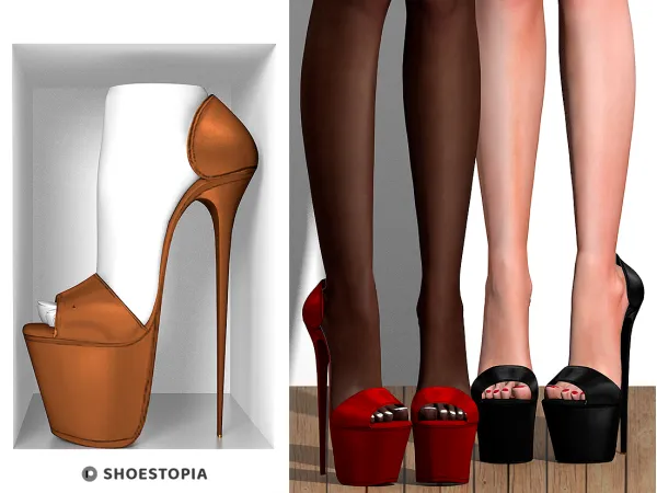 Alpha Shoestopia Alisson High Heels - The Sims 4 Custom Content