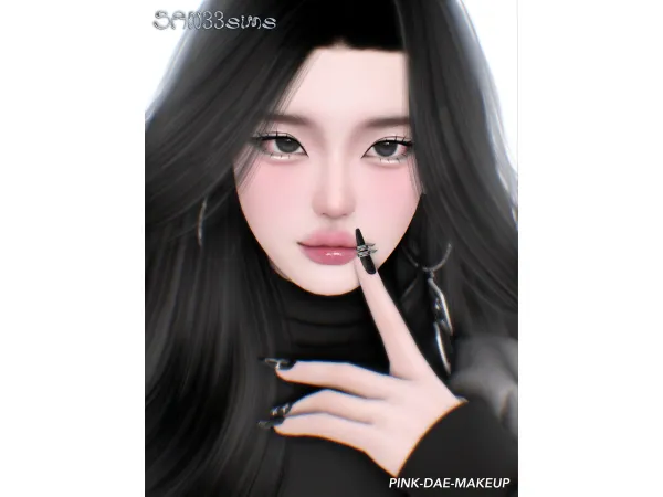 Mix 333PINK DAE Blushlipstick - The Sims 4 Custom Content