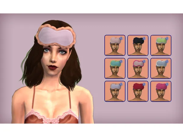 Sweet Dreams Eyemask Accessory for by jacky93sims - The Sims 2 Custom Content