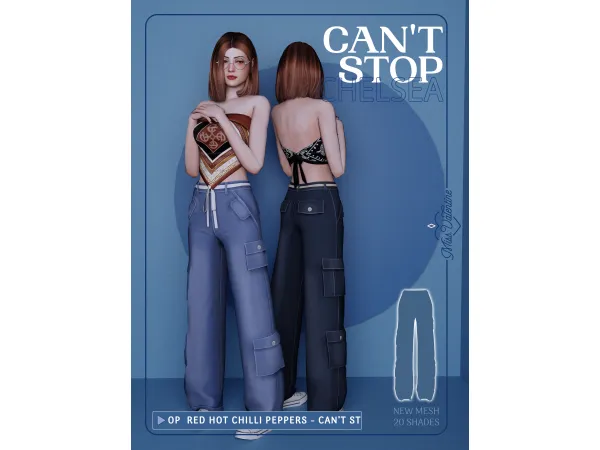 Maxis Match Chelsea Pants by MissValentine - The Sims 4 Custom Content