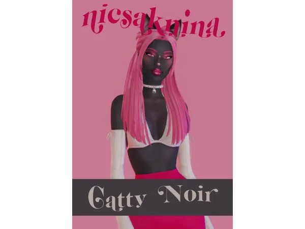 Maxis Match Catty Noir by nicsaknina - The Sims 4 Custom Content
