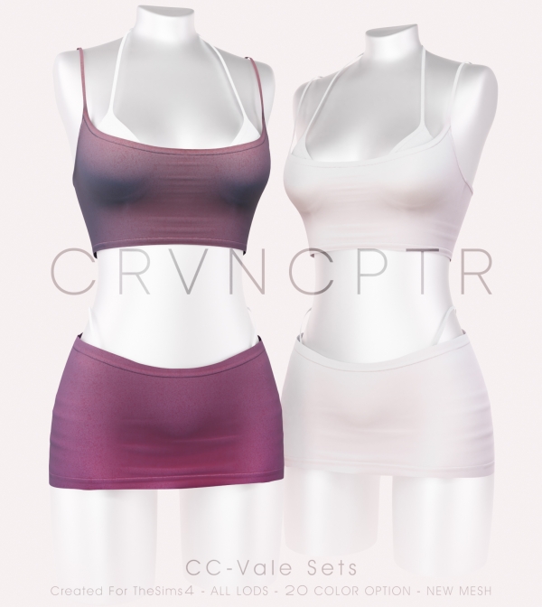 Alpha Vale Sets by carvin_captoor - The Sims 4 Custom Content