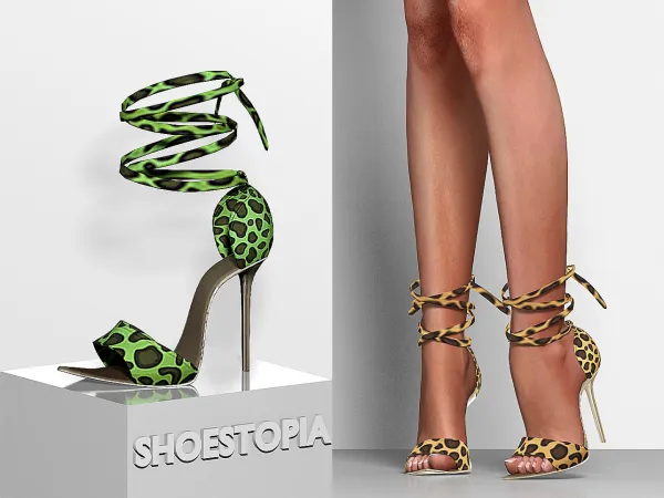 Alpha Shoestopia Panter High Heels - The Sims 4 Custom Content