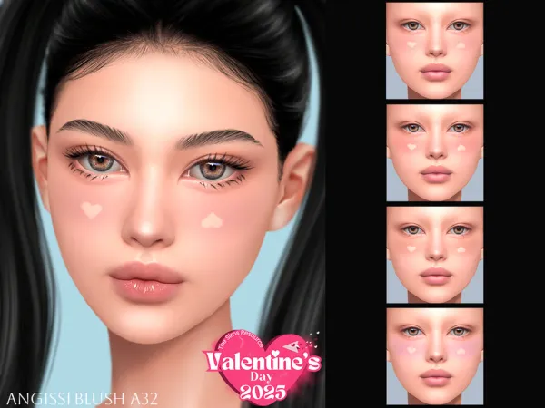 Mix BLUSH A32 by ANGISSI - The Sims 4 Custom Content