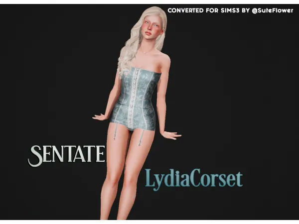 4TO3 Sentate LydiaCorset by suteflower - The Sims 3 Custom Content