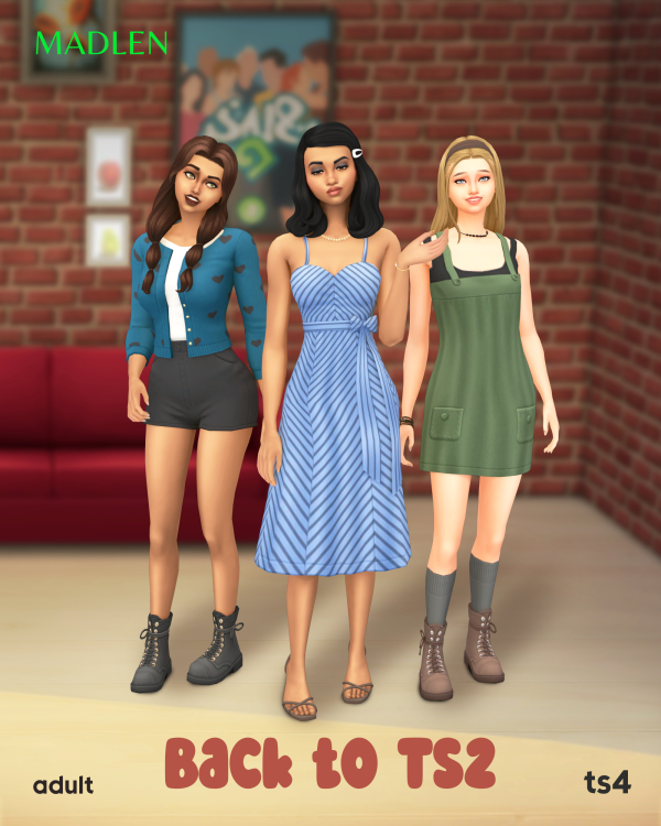 Maxis Match Back to by simsfinds - The Sims 4 Custom Content