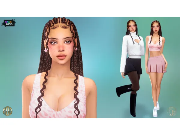 Maxis Match KAYLEE by Jolea - The Sims 4 Custom Content