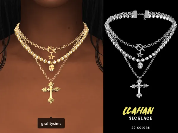 Alpha Llahan Necklace - The Sims 4 Custom Content