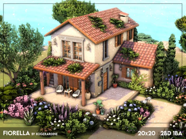 Maxis Match Fiorella (NO ) by xogerardine - The Sims 4 Custom Content