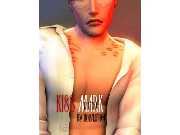 Mix [HWLTTE] XO TATTOO SET - The Sims 4 Custom Content