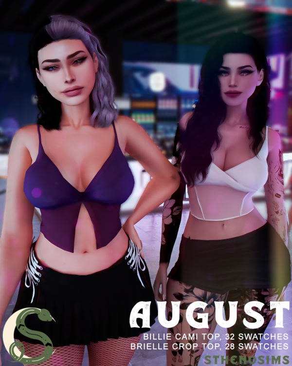 Mix august clothing dump by simsfinds - The Sims 4 Custom Content
