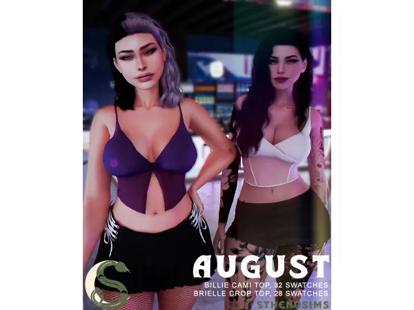 Mix august clothing dump by sthenosims - The Sims 4 Custom Content